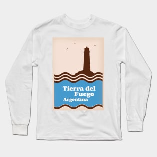 Tierra del Fuego Argentina, Les Eclaireurs lighthouse Long Sleeve T-Shirt